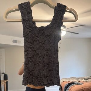 Free People Love Letter Cami in Black